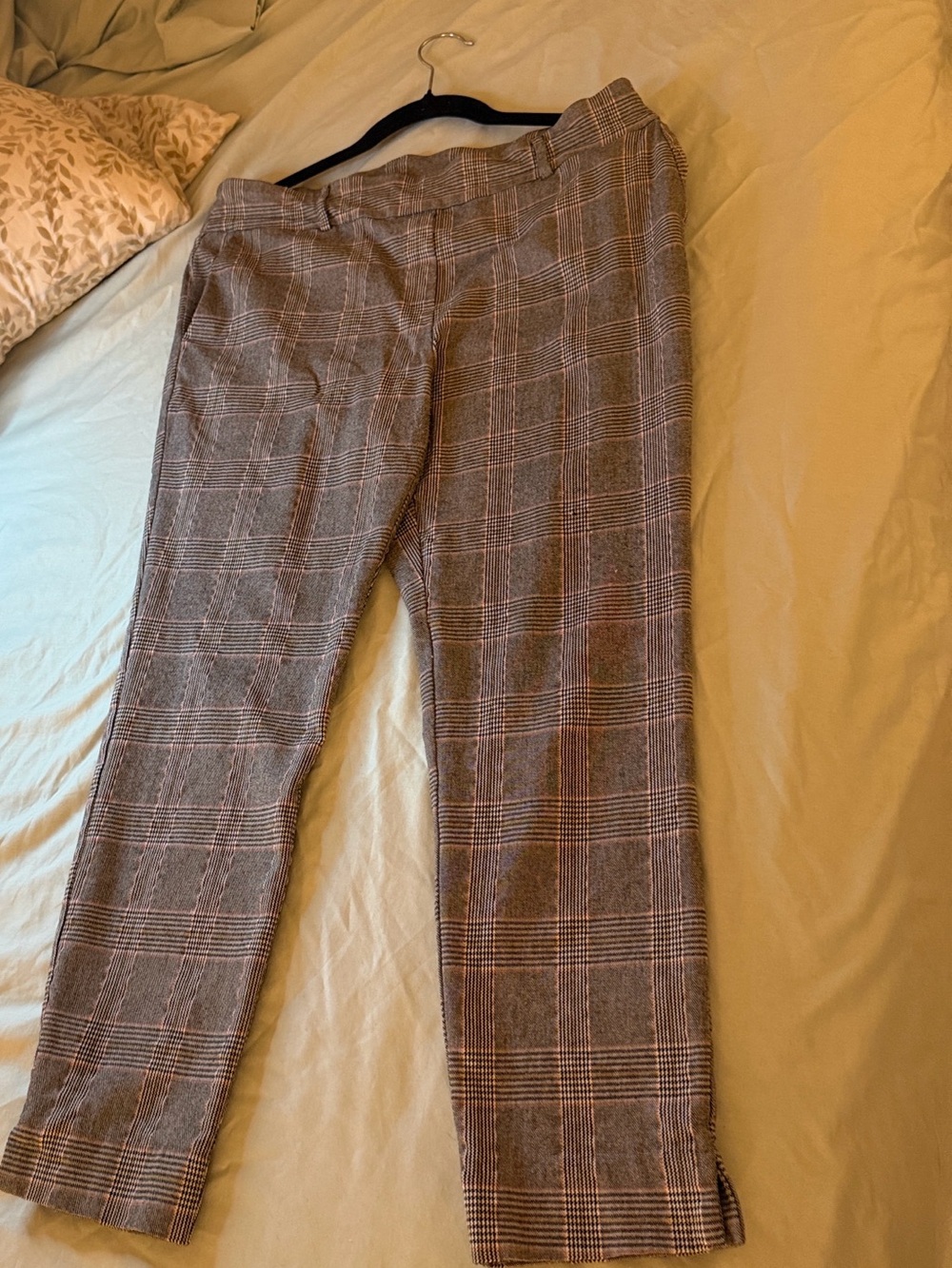 Jules & Leopold Gray Plaid Dress Pants